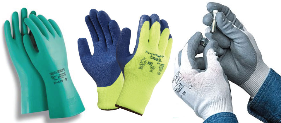 Ansell latex gloves
