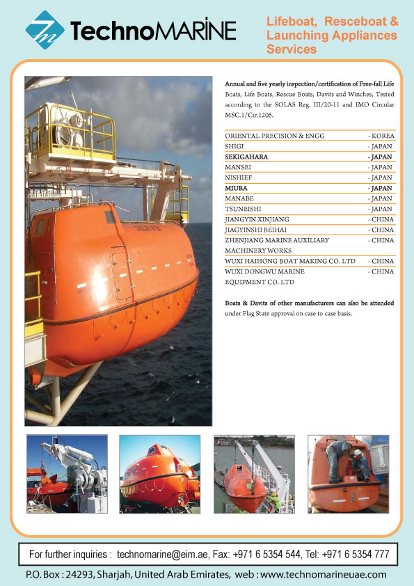 Lifeboat Equipment and Boat Accessories